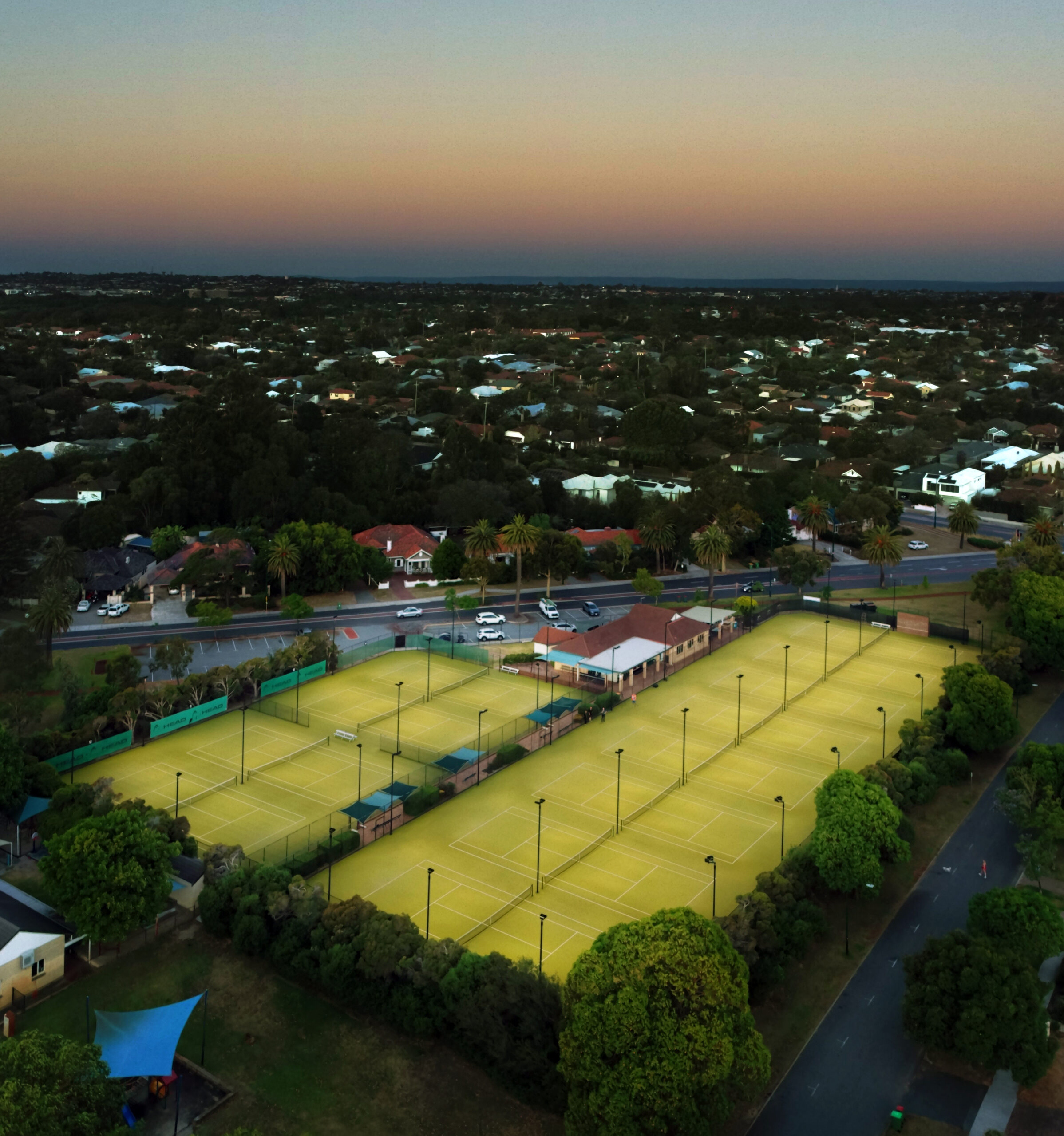 Floreat Park Tennis Drone